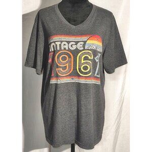 Vintage 1961, Gray Vintage Graphics, Size XL